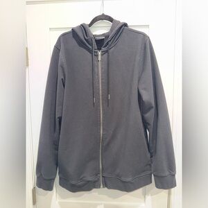 Cuts Clothing Black Zip-Up Hoodie